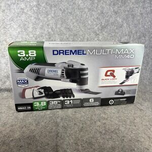 Dremel Multi-Max MM40-06 Oscillating Tool Kit 3.8 Amp 31 Accessories Bag NEW